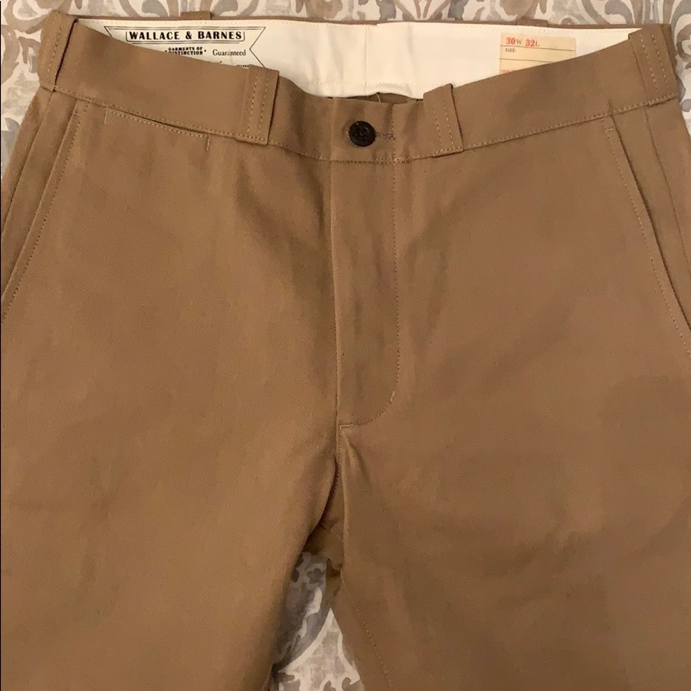 Brand new JCrew Wallace & Barnes Khakis